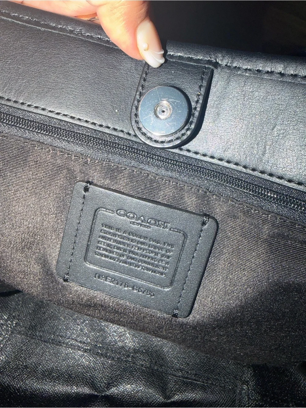 Coach Brown Signature Canvas Tote bag
